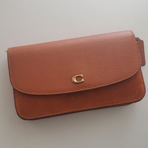 NWOT - Mixed Leather and Suede Hayden Crossbody with Removable Strap